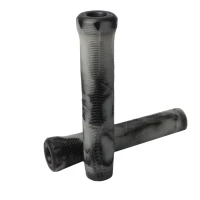 Грипсы для трюкового самоката Ethic Slim Grips Glow / Black mix (Черные / Прозрачные)